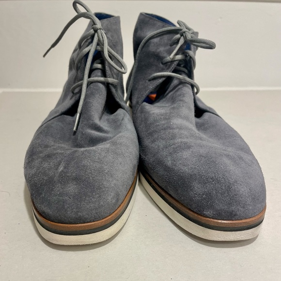Men’s Hester Van Eeghen chukka boots gray suede size 39 lace up white sole - Picture 8 of 9